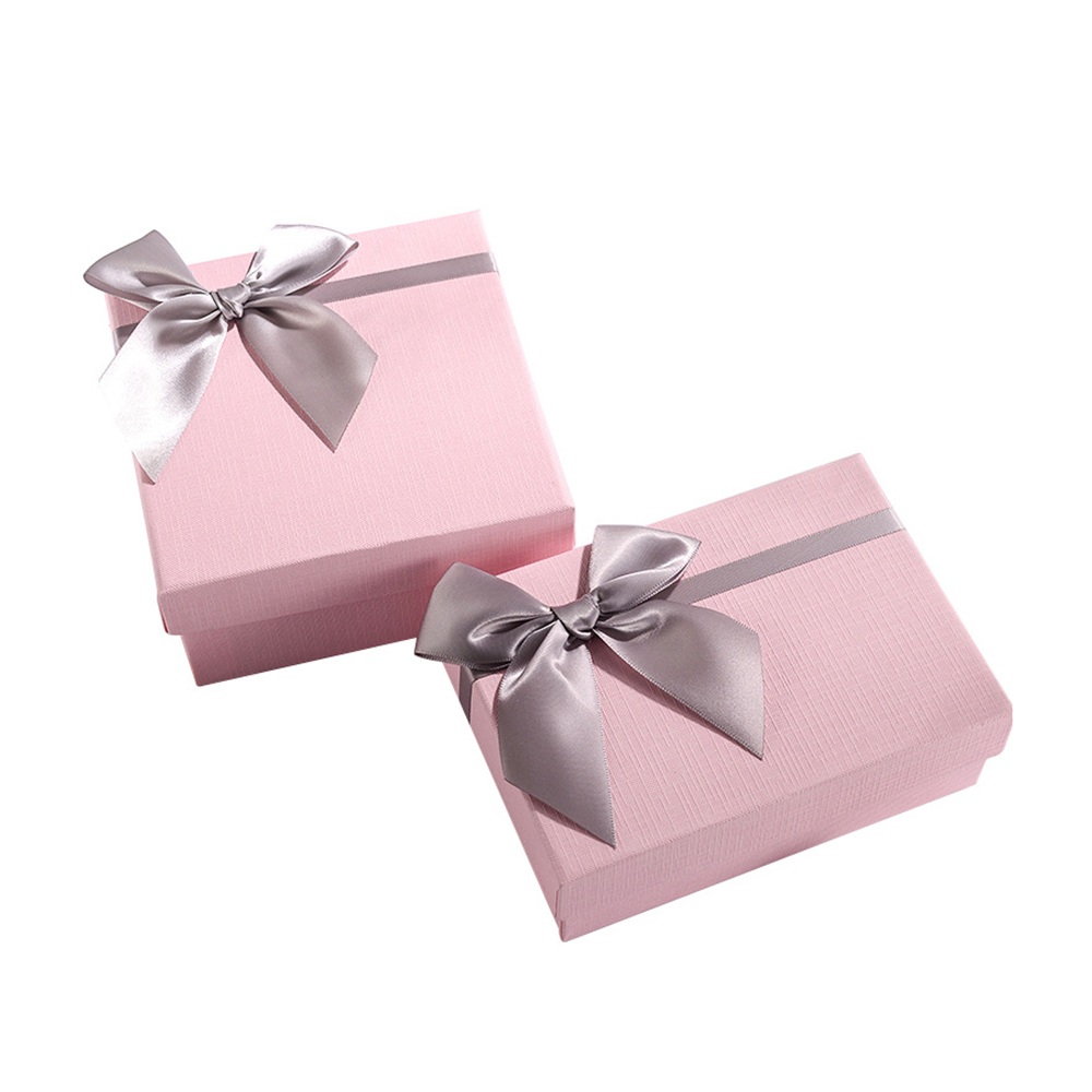 Pink Ribbon Bow Heaven and Earth Cover Gift Box